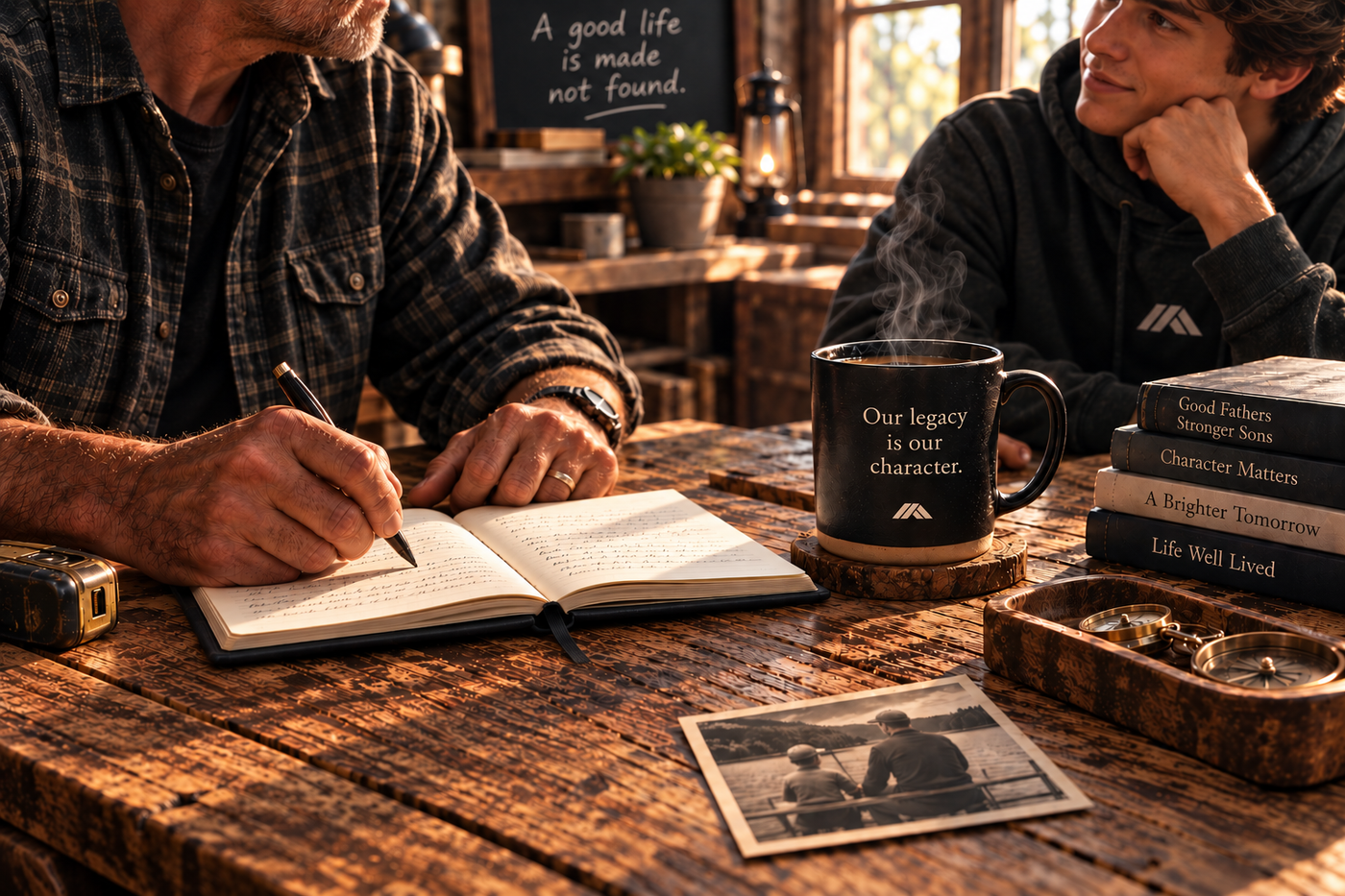 Our Story — Why we believe character, craftsmanship, and the slow work of building a life matter.